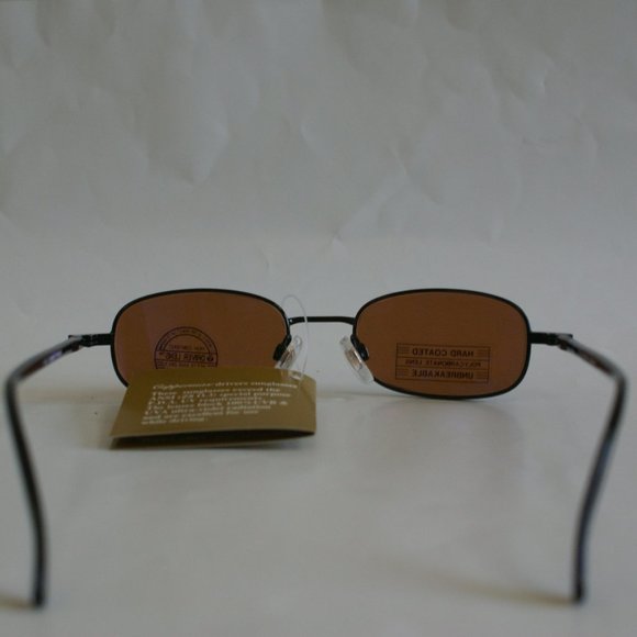 NWT TruVintage 90's lady's Fashion Combo Small Rectangular Coppermax Sunglasses - Picture 3 of 12